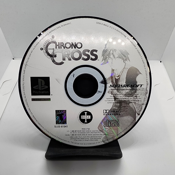 Chrono Cross - Squaresoft (PlayStation 1, 2000) CIB Black Label - Picture 8 of 15
